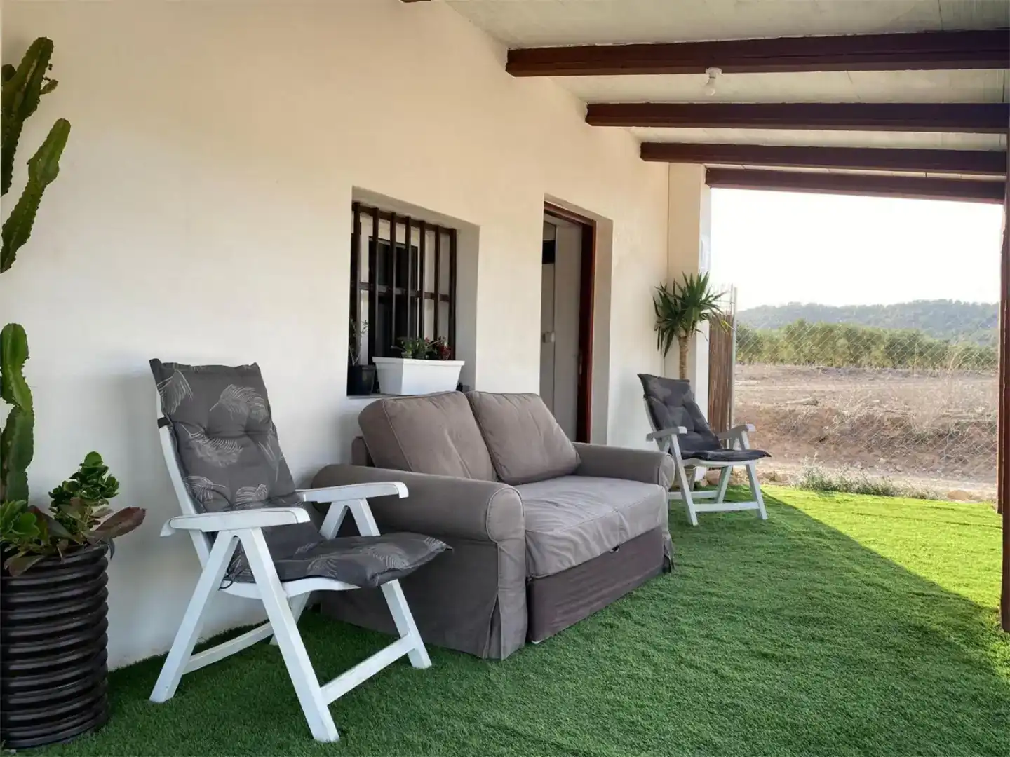 Terraza de Casa o chalet en venta en Cañada con Jardín privado, Piscina y Amueblado