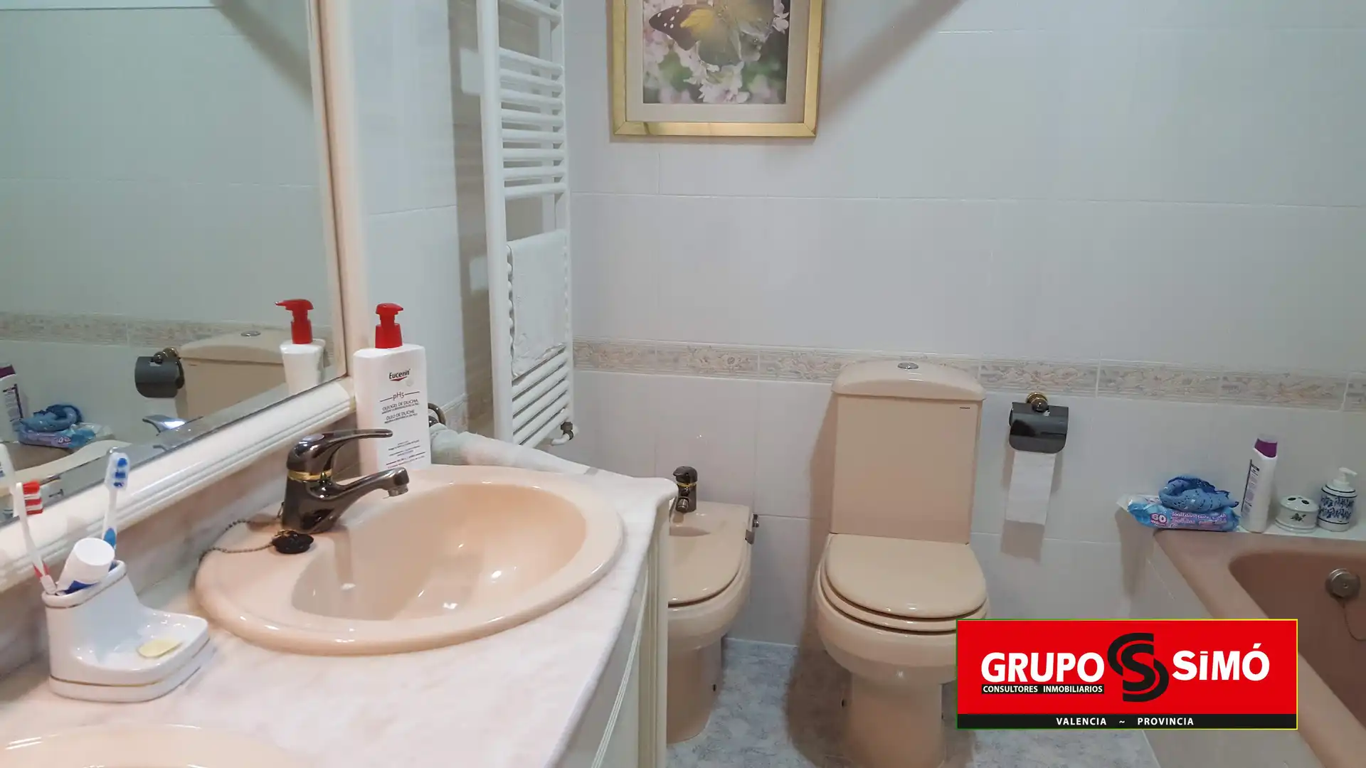 Baño de Casa o chalet en venta en Picassent con Aire acondicionado, Calefacción y Jardín privado