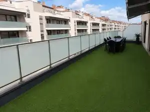 Terrace of Flat for rent in Gijón   with Heating, Parquet flooring and Terrace
