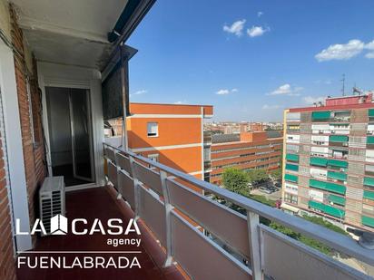 Balcony of Flat for sale in Fuenlabrada  with Air Conditioner and Terrace