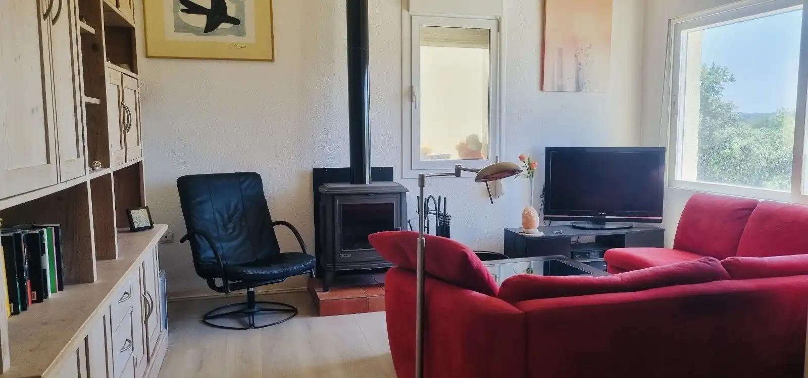 Sala de estar de Casa o chalet en venta en Xaló con Aire acondicionado, Calefacción y Jardín privado
