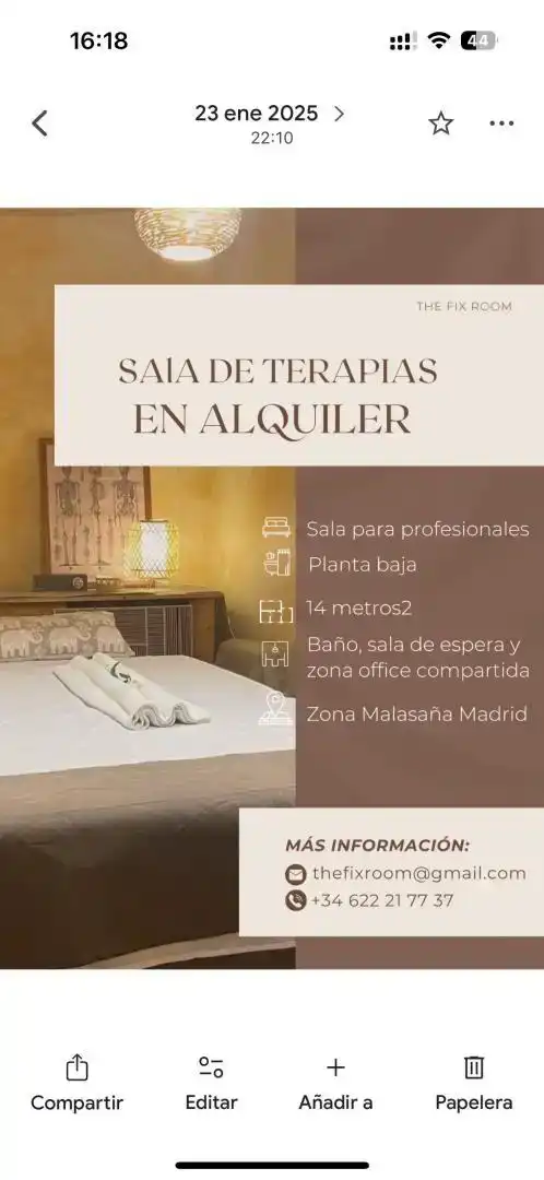 Bedroom of Office for rent in Centro