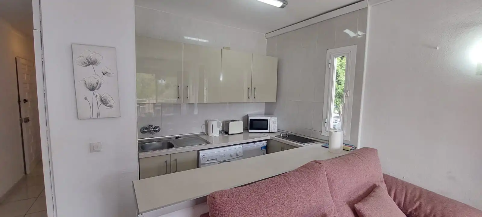 Kitchen of Apartments for sale in Benalmádena  with Air Conditioner, Terrace and Furnished