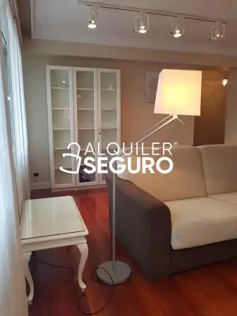 Wohnzimmer von Wohnung zur Miete in Bilbao  mit Heizung, Terrasse und Möbliert