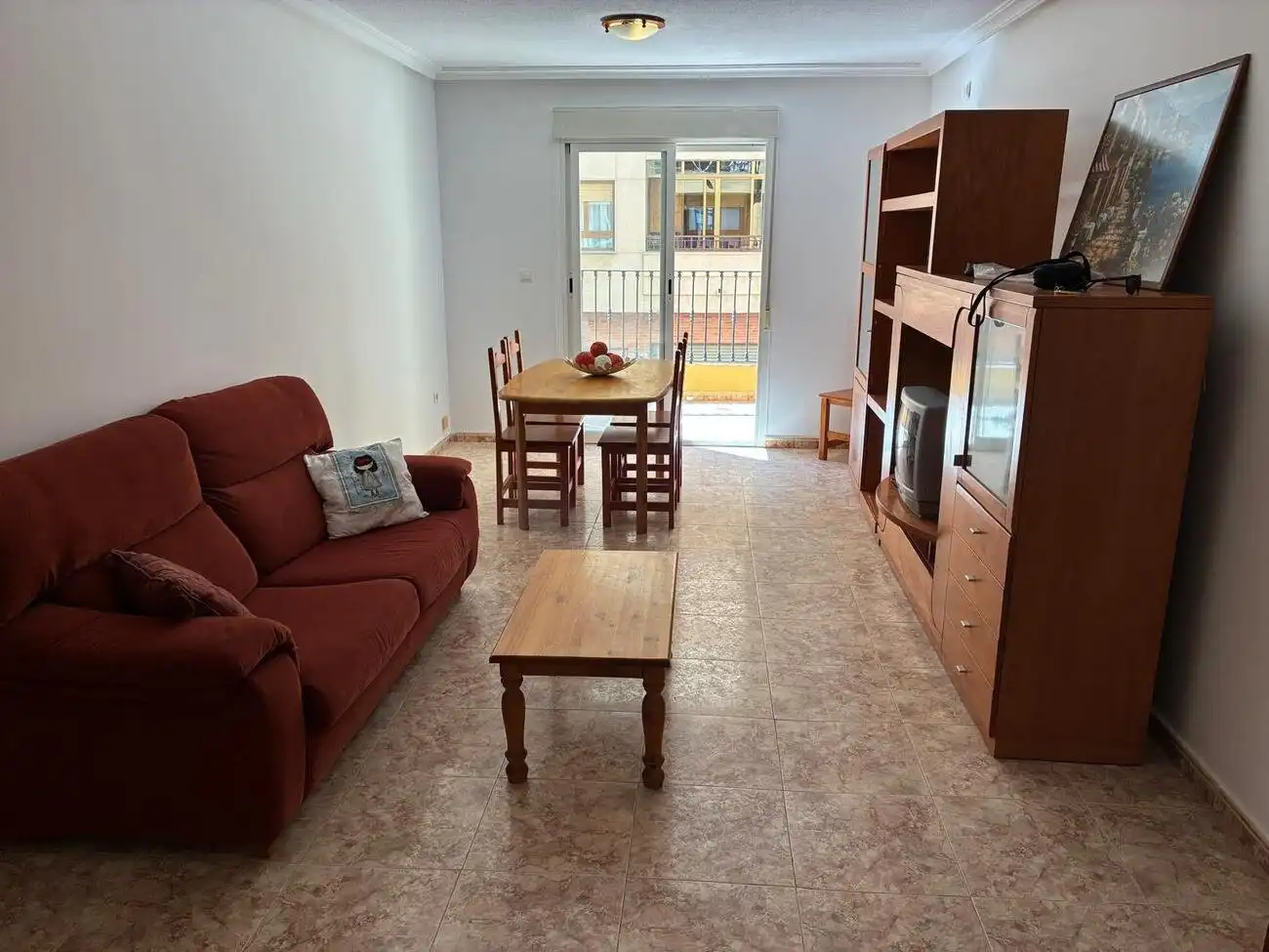 Sala de estar de Apartamento en venta en Almoradí con Calefacción, Terraza y Amueblado