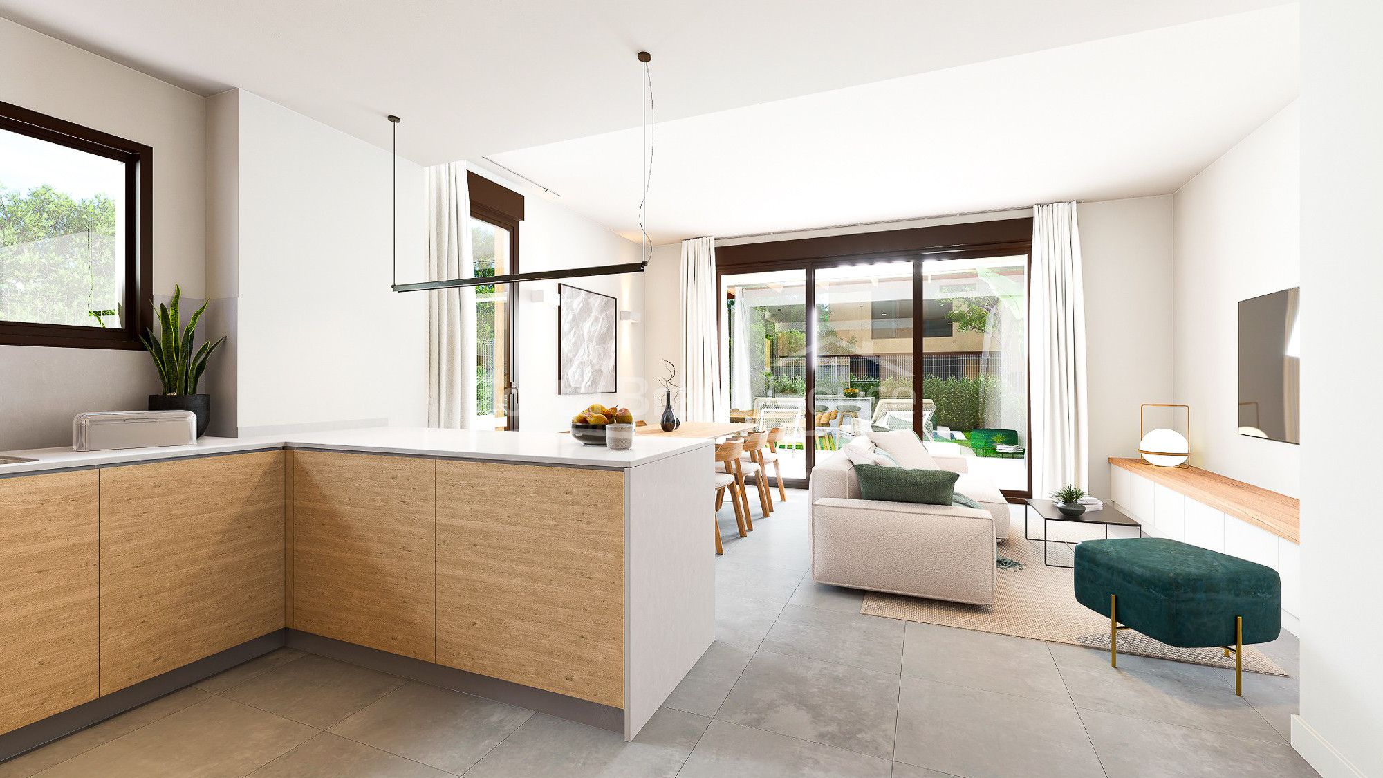 Cocina de Casa adosada en venta en Begur con Aire acondicionado, Calefacción y Jardín privado