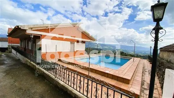 Swimming pool of Houses for sale in Crecente  with Heating, Terrace and Storage room