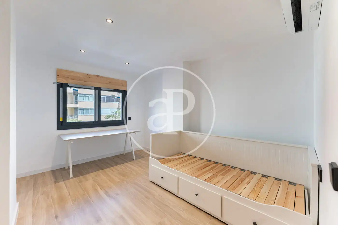 Schlafzimmer von Wohnung zur Miete in  Palma de Mallorca mit Klimaanlage, Heizung und Haustiere erlaubt