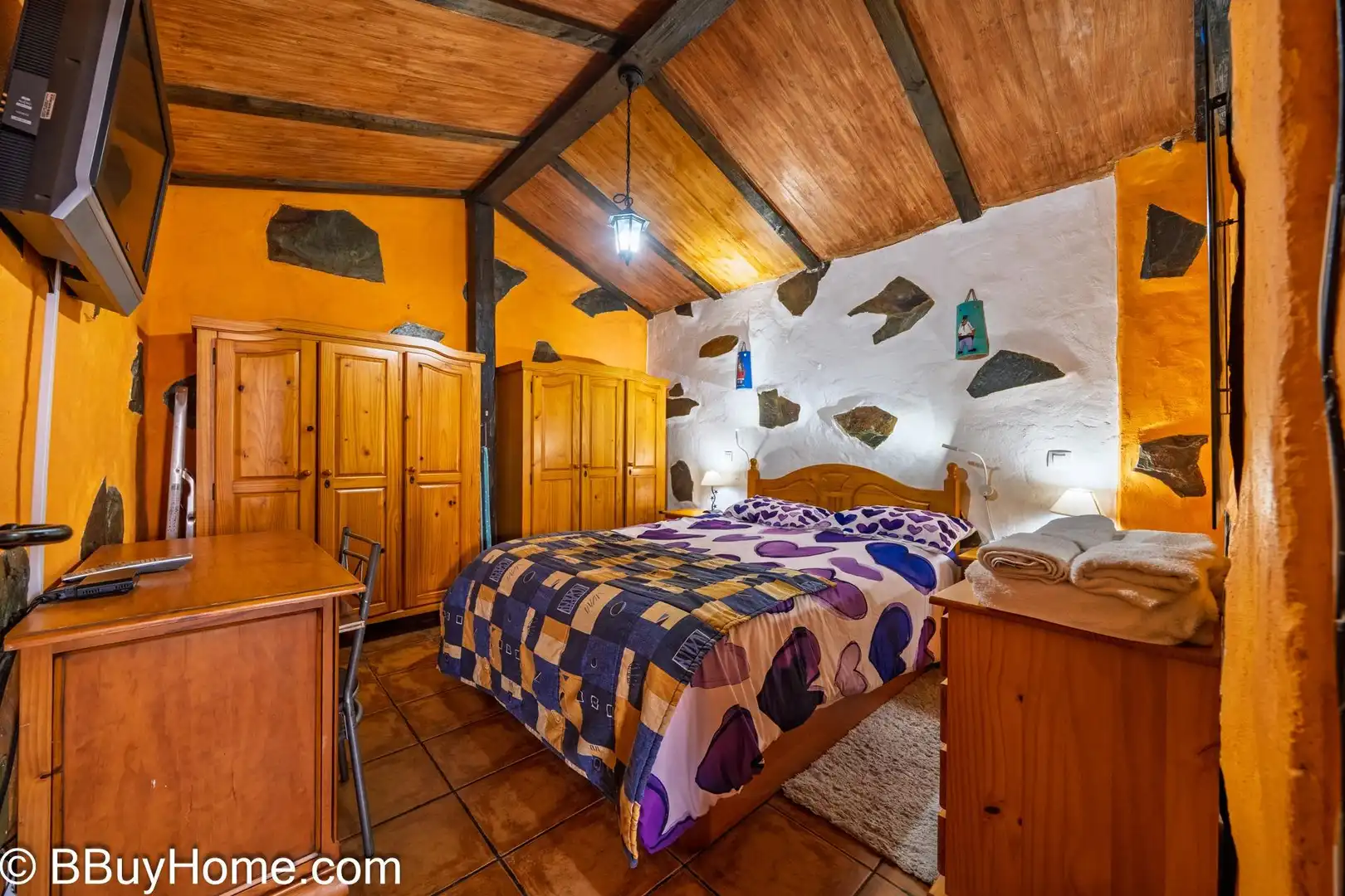 Schlafzimmer von Wohnung zur Miete in Las Palmas de Gran Canaria mit Klimaanlage, Heizung und Terrasse