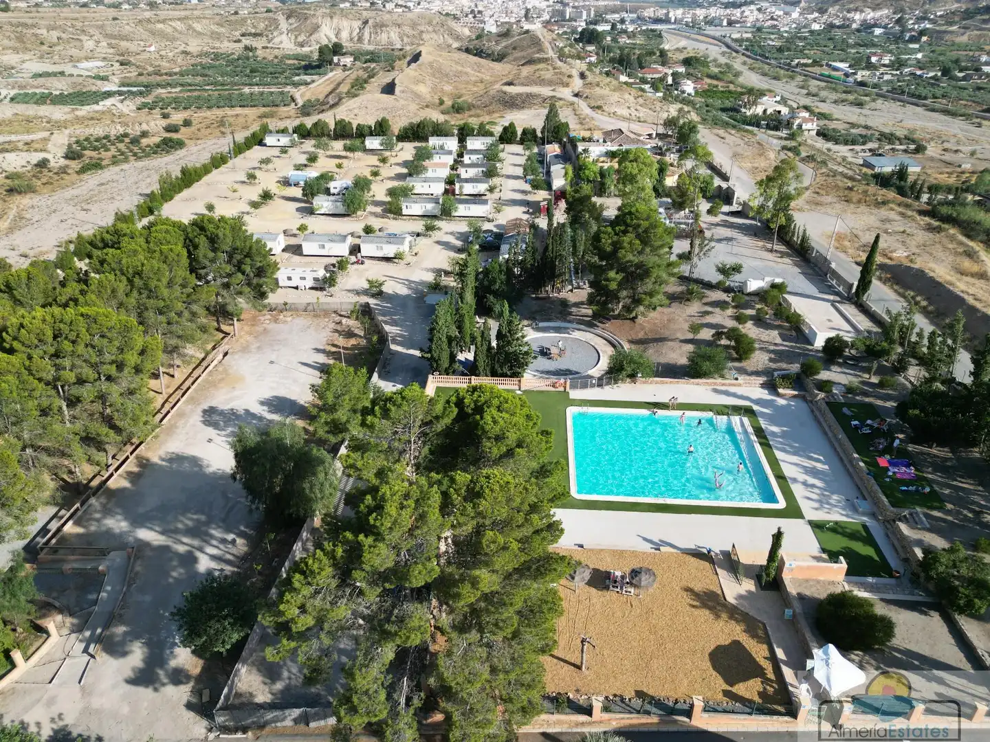 Exterior view of Houses for rent in Albox  with Terrace and Swimming Pool