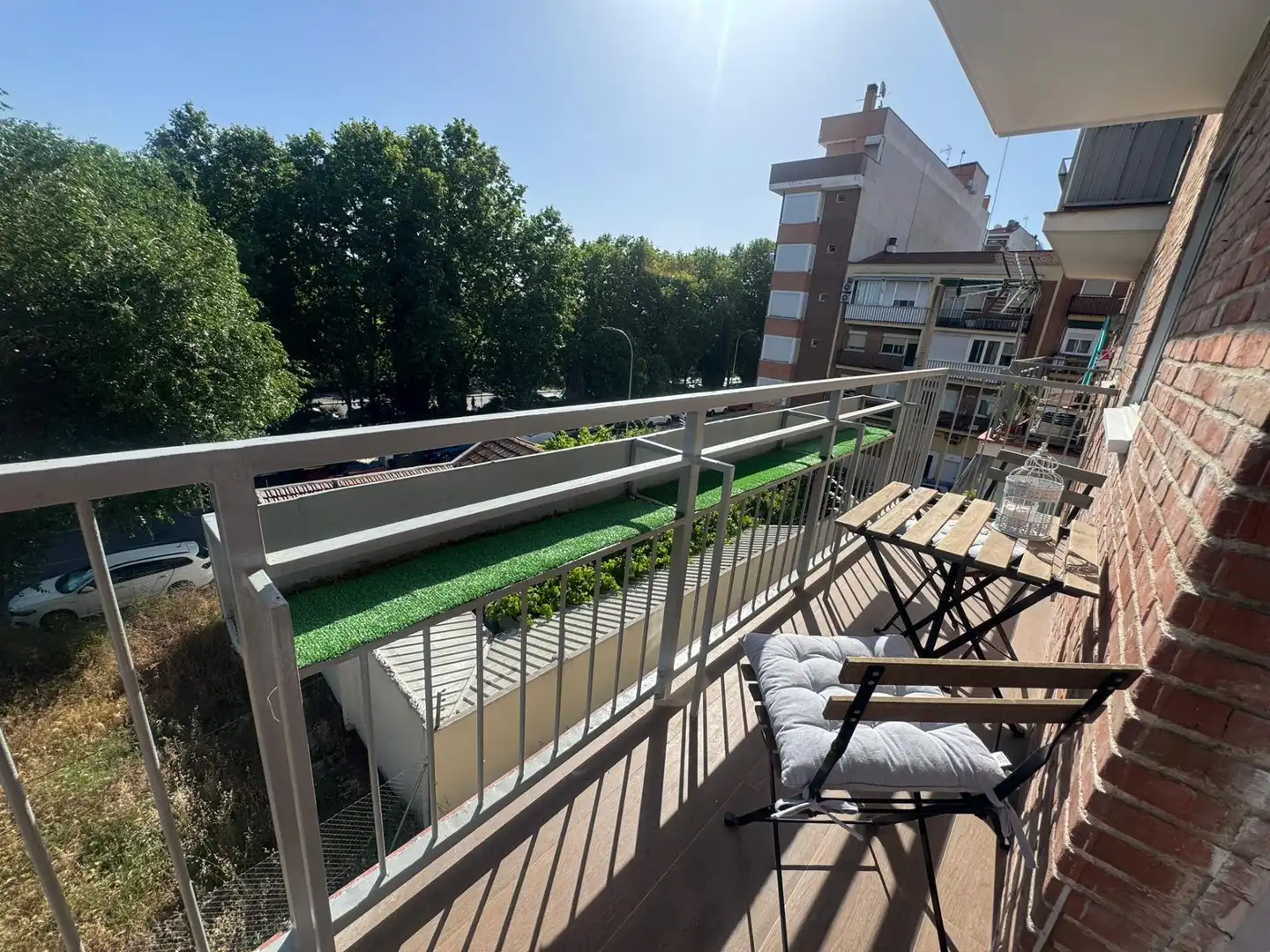 Balcony of Flat for sale in Madrid  with Heating and Terrace