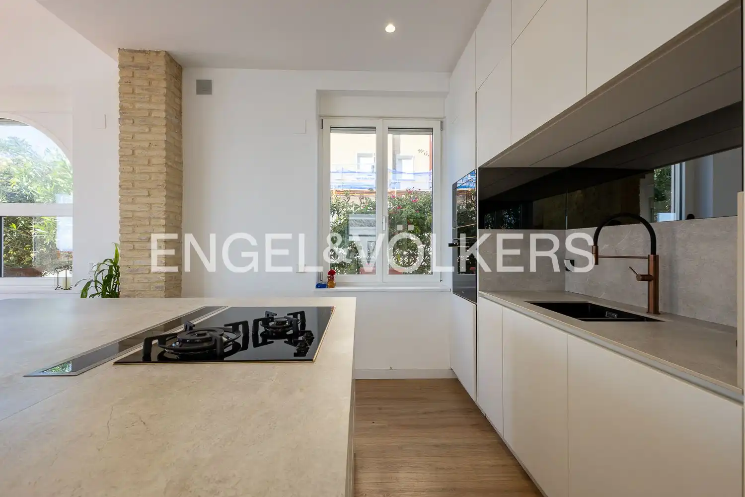 Cocina de Casa o chalet de alquiler en Cullera con Calefacción, Parquet y Terraza