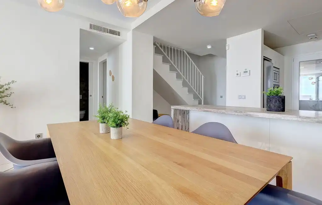 Dining room of Duplexes for sale in Benalmádena  with Air Conditioner, Heating and Terrace