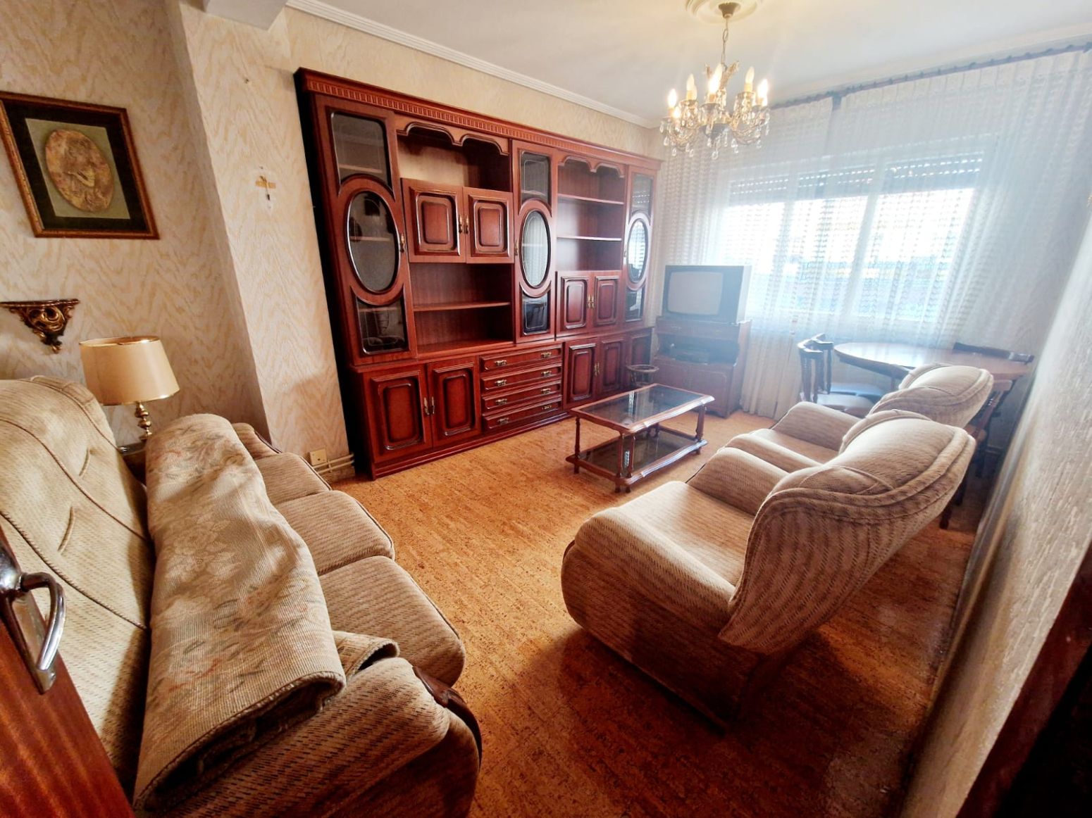 Sala de estar de Piso en venta en Corvera de Asturias con Calefacción y Terraza