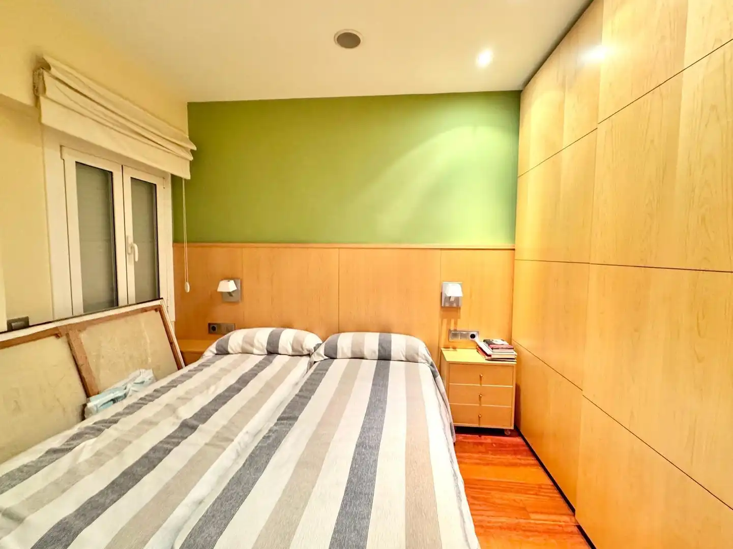 Schlafzimmer von Wohnung zum Verkauf in  Barcelona Capital mit Klimaanlage, Heizung und Parkett