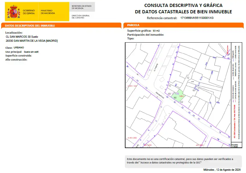 Terreny residencial en venda a San Martín de la Vega, imagen 13