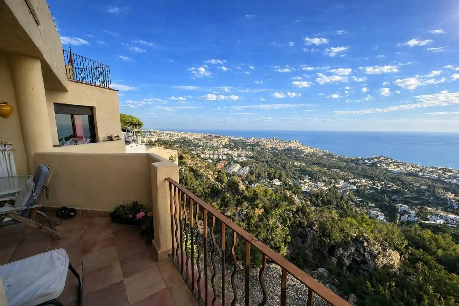 Balcony of Flat for sale in Benalmádena  with Private garden and Terrace