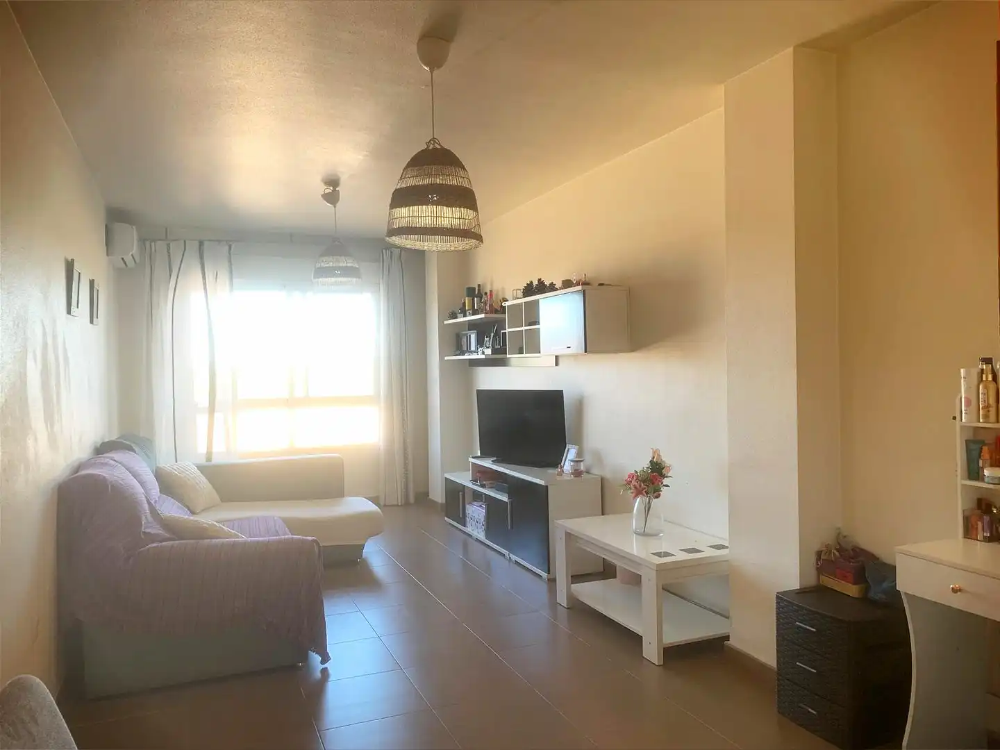 Living room of Flat for sale in Murcia  with Terrace, Storage room and Balcony