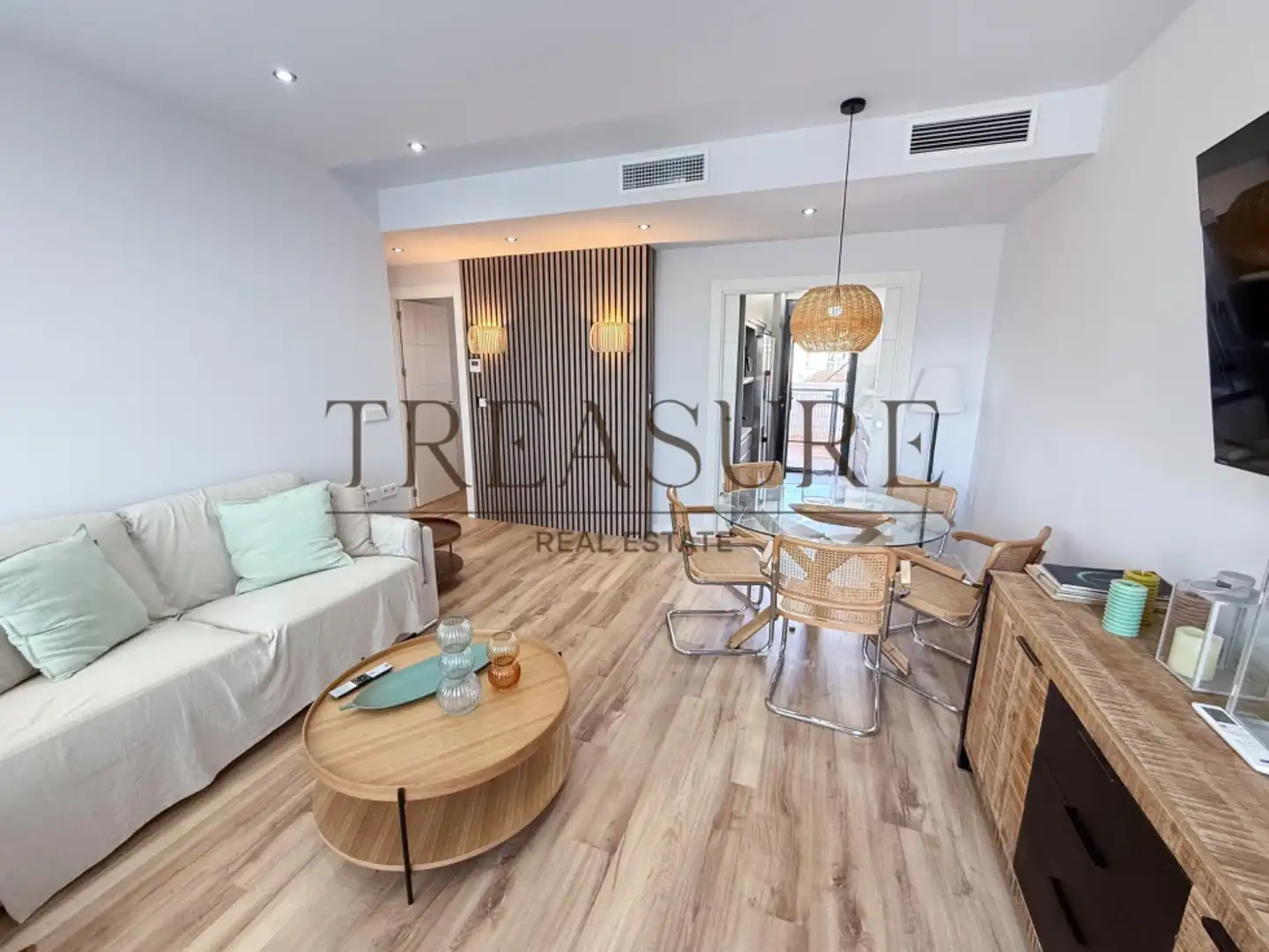 Sala d'estar de Planta baixa en venda en Mazarrón amb Jardí privat, Terrassa i Piscina