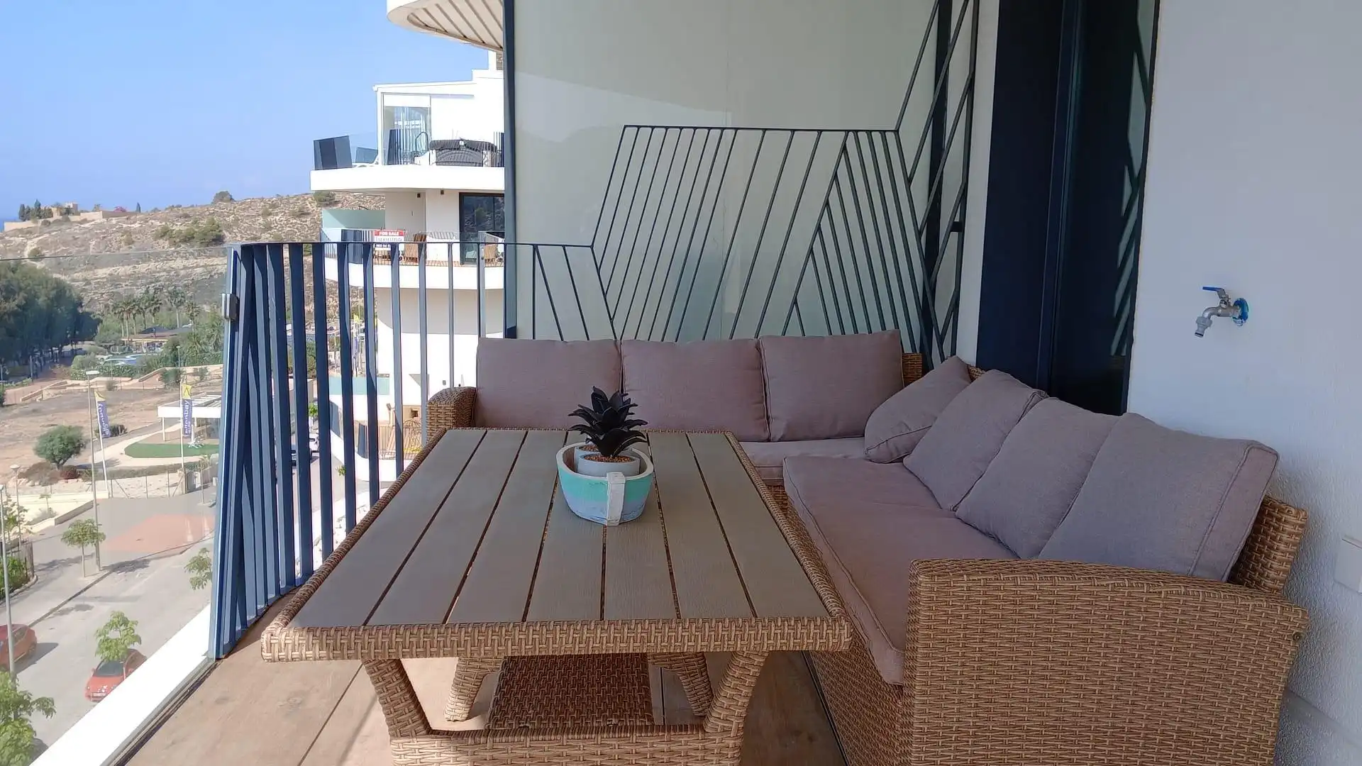 Terraza de Ático en venta en Villajoyosa / La Vila Joiosa con Aire acondicionado, Calefacción y Jardín privado