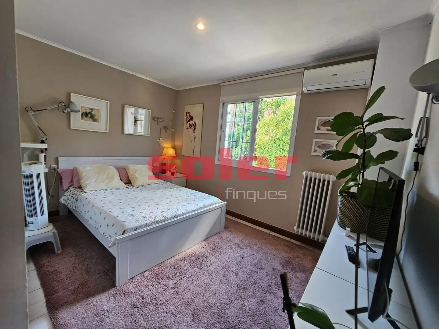Bedroom of Detached homes for sale in Sant Cugat del Vallès  with Air Conditioner, Heating and Private garden