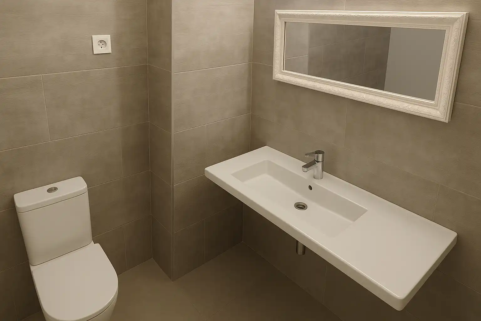 Bathroom of Flat for sale in Sant Adrià de Besòs  with Heating, Parquet flooring and Terrace