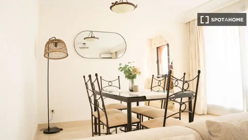 Esszimmer von Wohnungen zur untervermieten in Mijas mit Klimaanlage, Terrasse und Möbliert