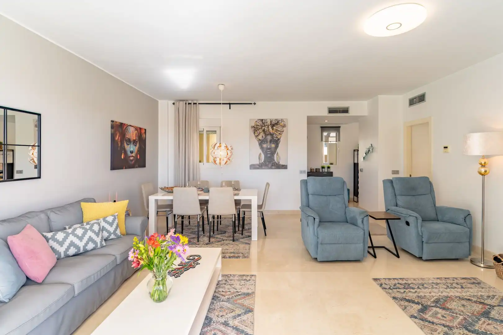 Living room of Attic for sale in Mijas  with Air Conditioner, Heating and Terrace