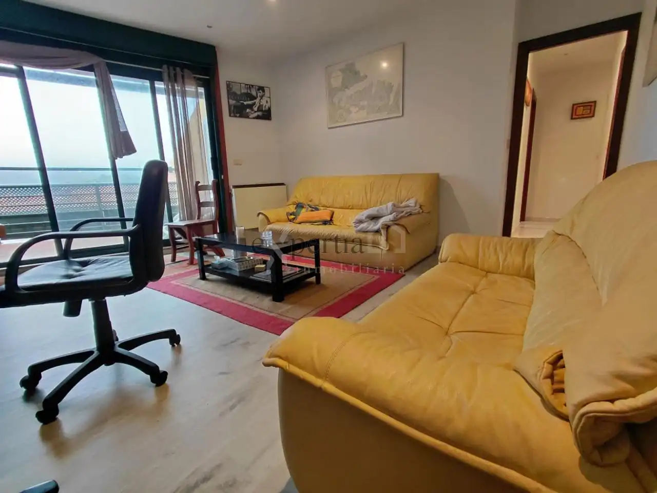 Living room of Flat for sale in A Pobra do Caramiñal  with Heating, Terrace and Storage room