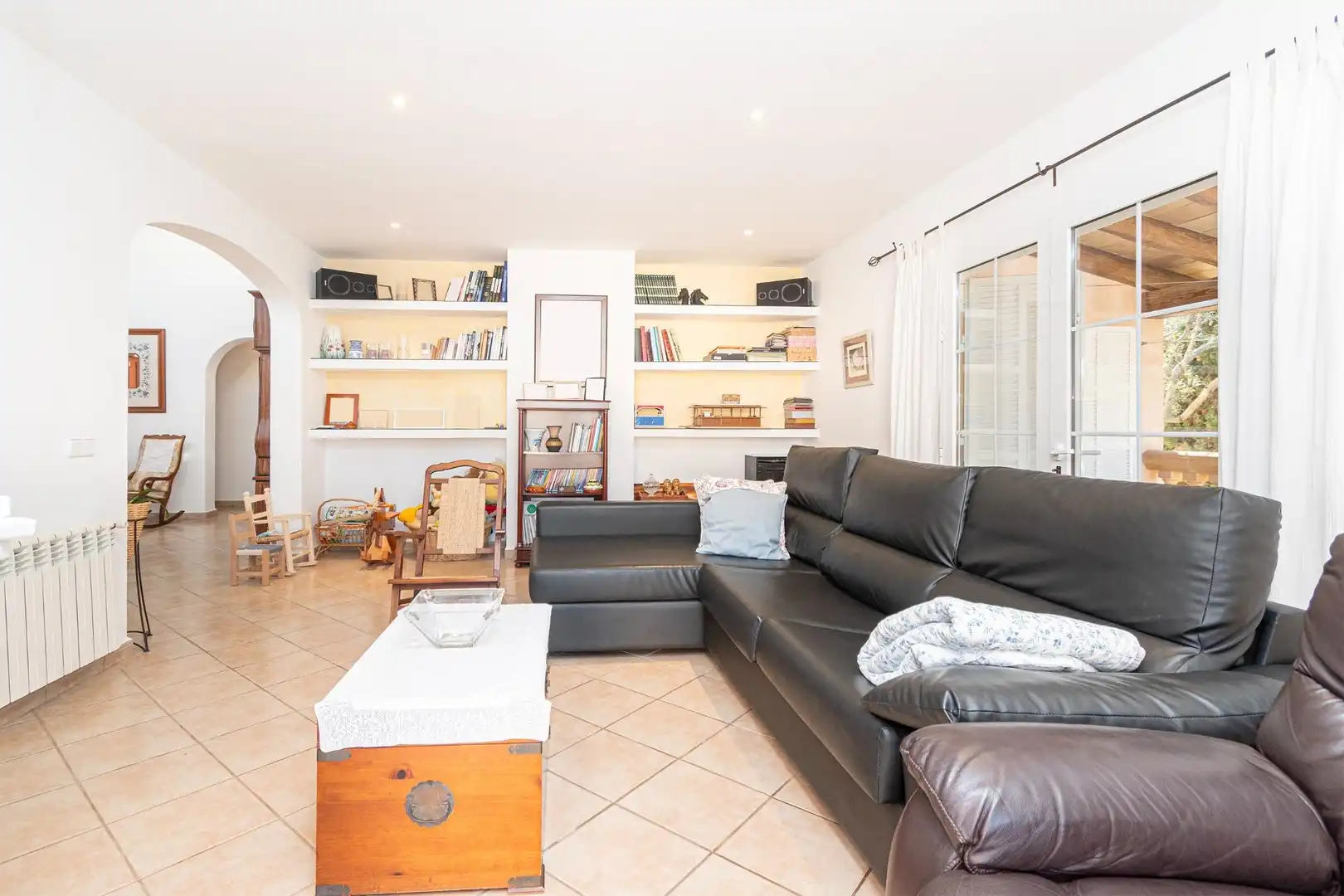 Sala d'estar de Casa o xalet en venda en Felanitx amb Aire condicionat, Calefacció i Jardí privat