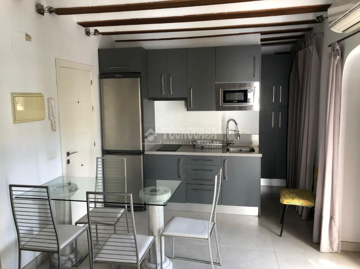 Kitchen of Study to rent in Utrera  with Air Conditioner, Heating and Balcony