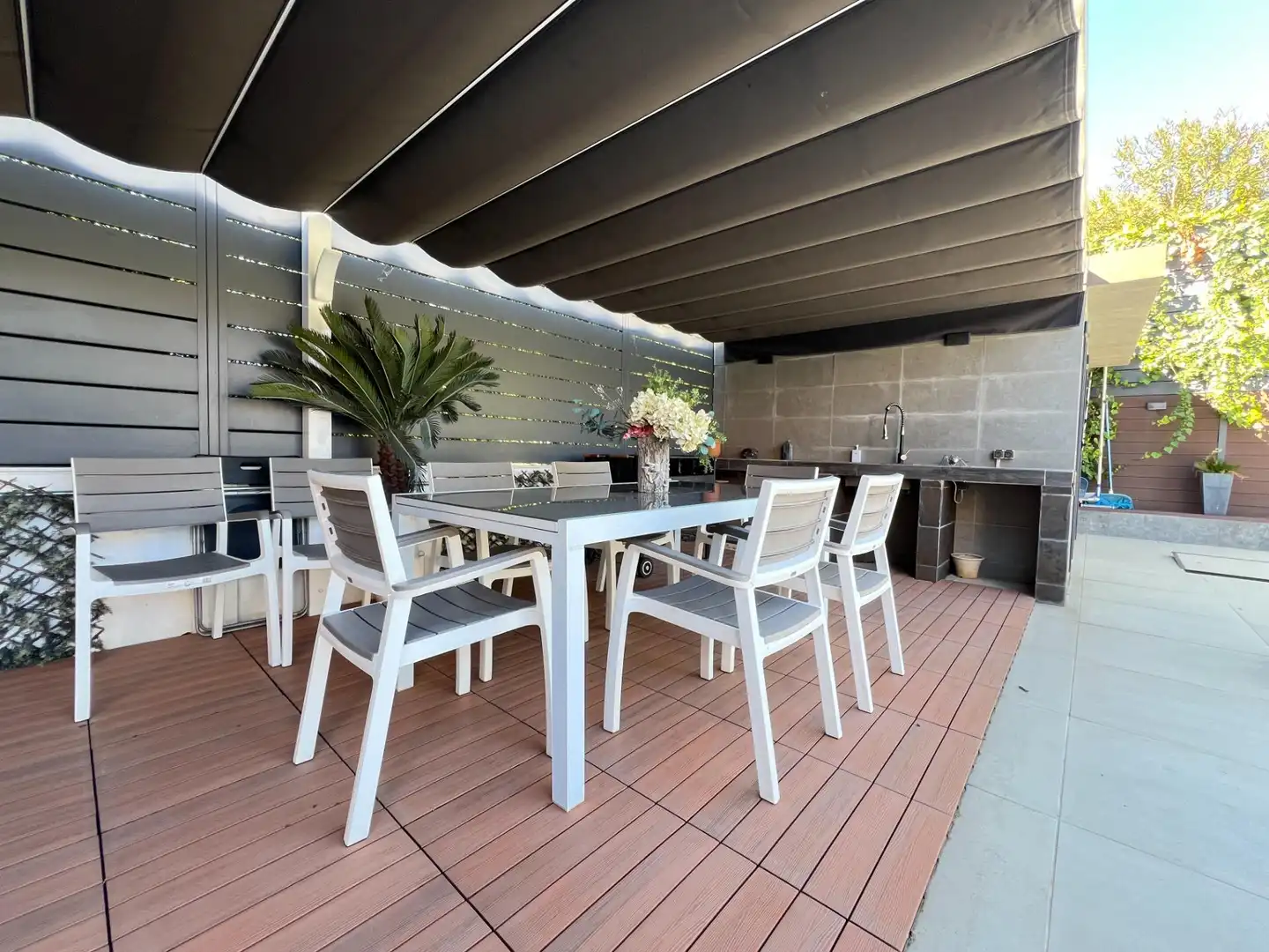 Terrassa de Casa o xalet en venda en Rivas-Vaciamadrid amb Aire condicionat, Calefacció i Jardí privat