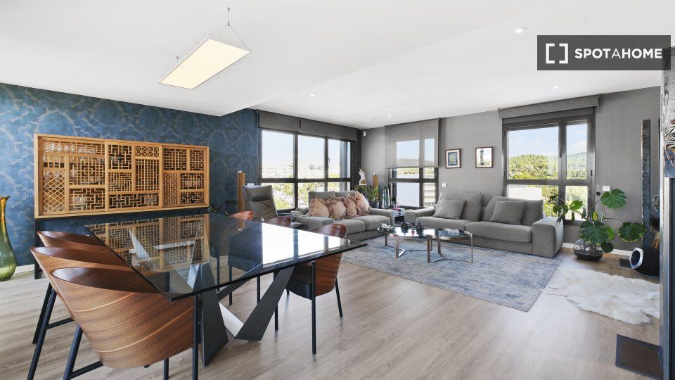 Living room of Flat to rent in Sitges  with Air Conditioner, Heating and Furnished