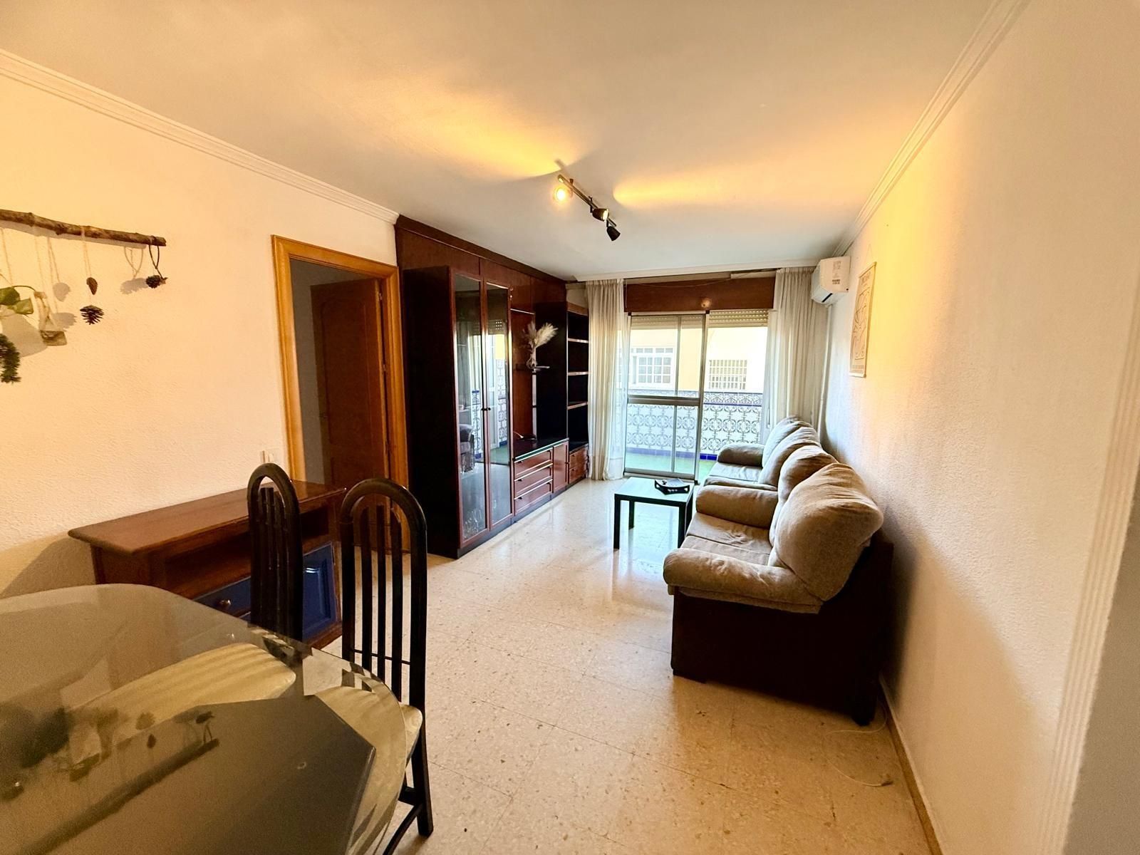 Sala d'estar de Pis en venda en Málaga Capital amb Aire condicionat i Terrassa