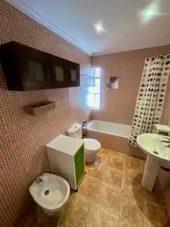 Bathroom of Apartments for rent in León Capital   with Heating, Parquet flooring and Furnished