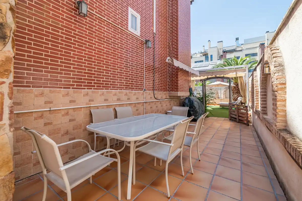 Terrace of Detached homes for sale in Rivas-Vaciamadrid  with Air Conditioner, Heating and Private garden
