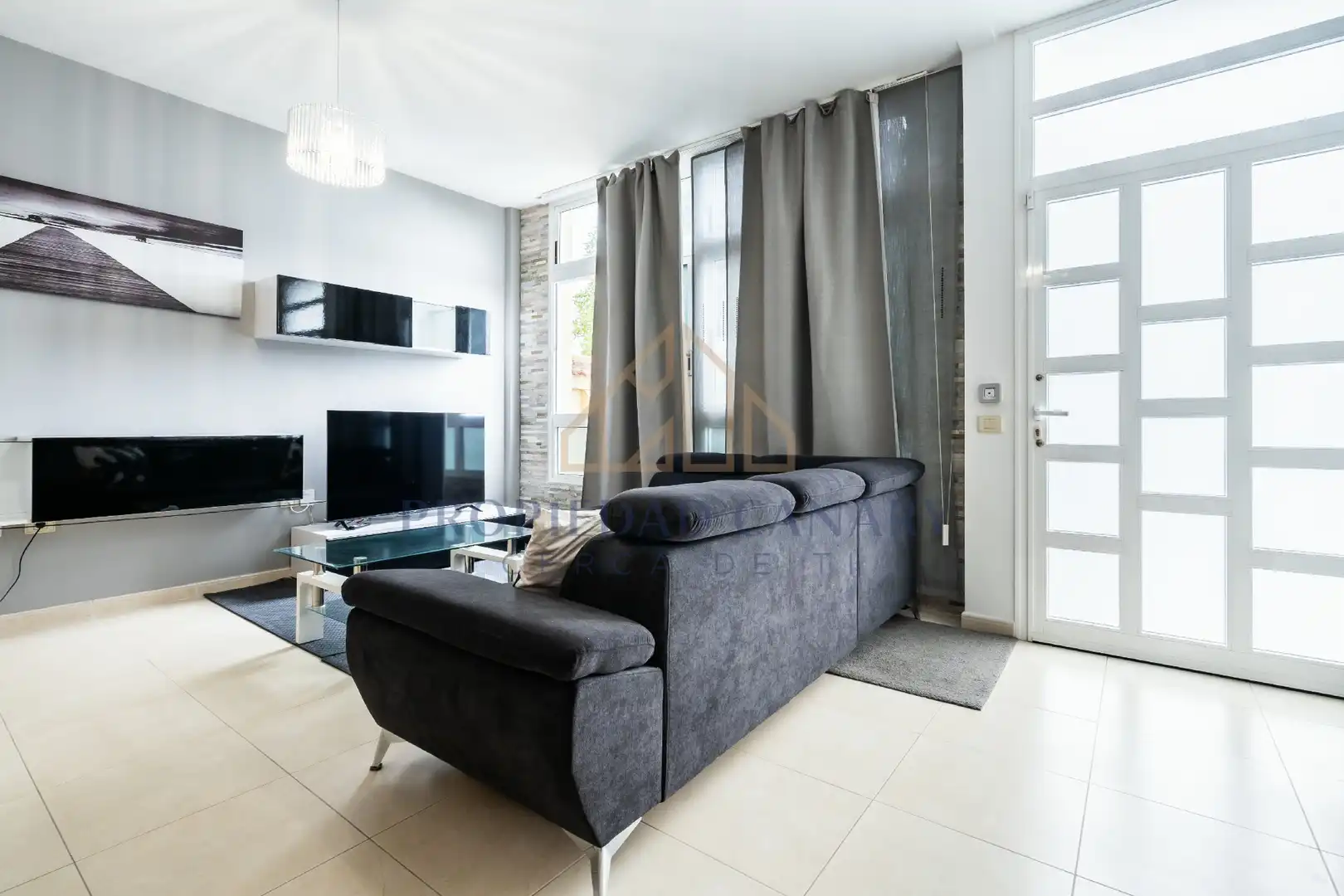 Living room of Flat for rent in La Victoria de Acentejo  with Storage room, Furnished and Oven