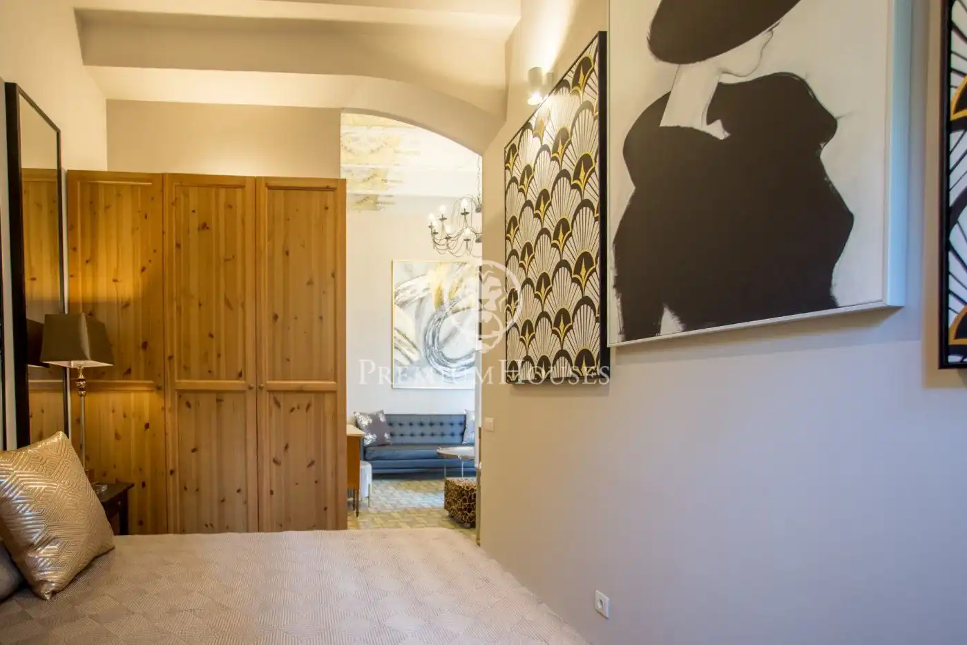 Bedroom of Country homes for sale in Canet de Mar  with Air Conditioner, Heating and Private garden