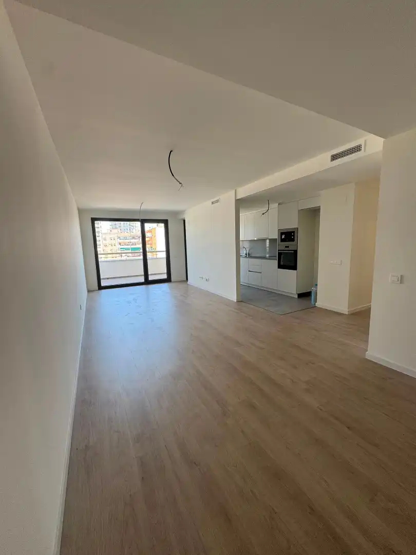 Sala de estar de Piso de alquiler en Valencia con Aire acondicionado, Calefacción y Parquet