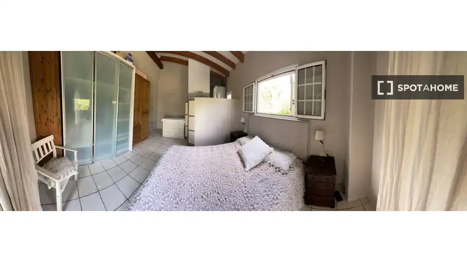Habitación de Piso de alquiler en Sant Cugat del Vallès con Aire acondicionado, Calefacción y Amueblado