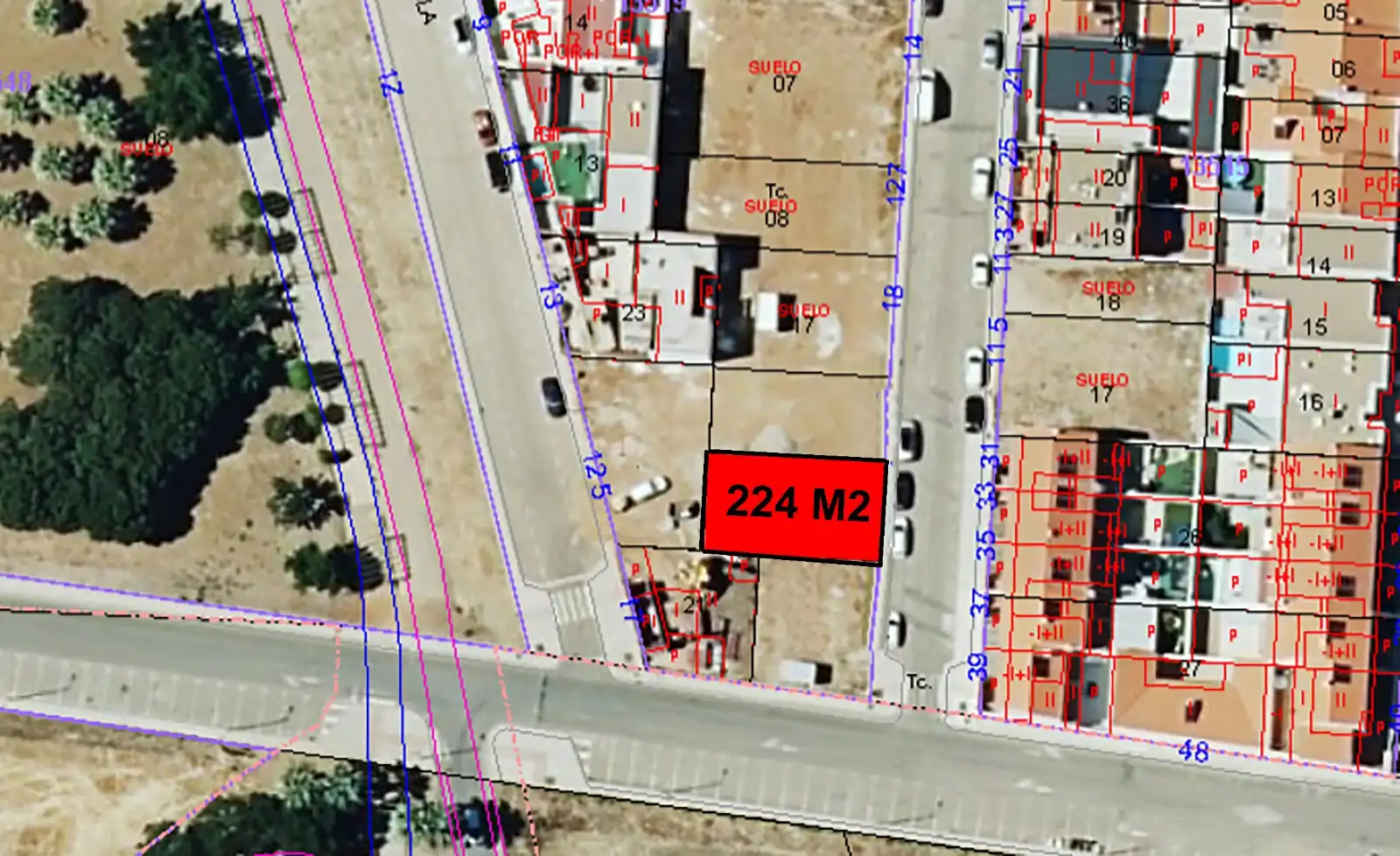 Terreno residencial en venta en Calle de Bartolomé José Gallardo