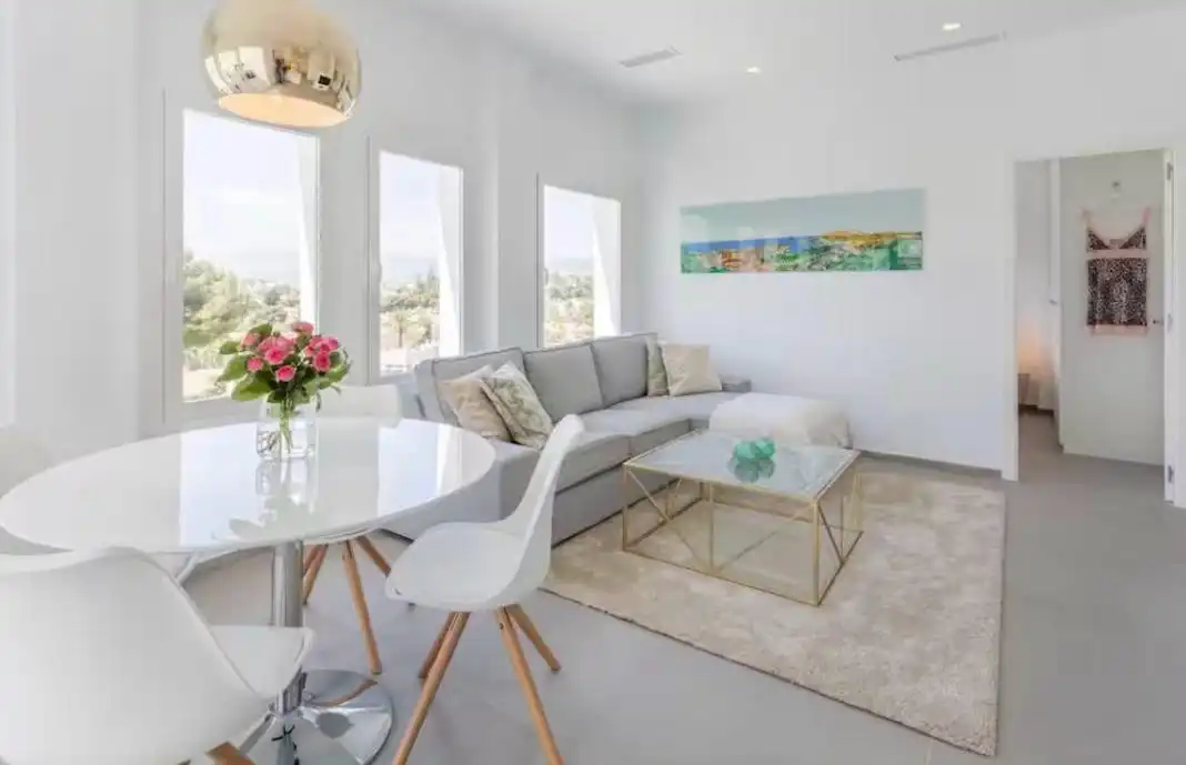 Living room of Apartments for rent in Marbella  with Air Conditioner, Furnished and TV
