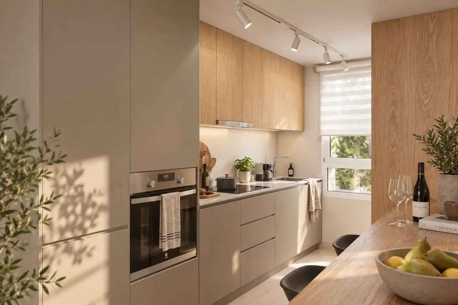 Cocina de Apartamento en venta en Estepona con Aire acondicionado, Internet y Piscina comunitaria