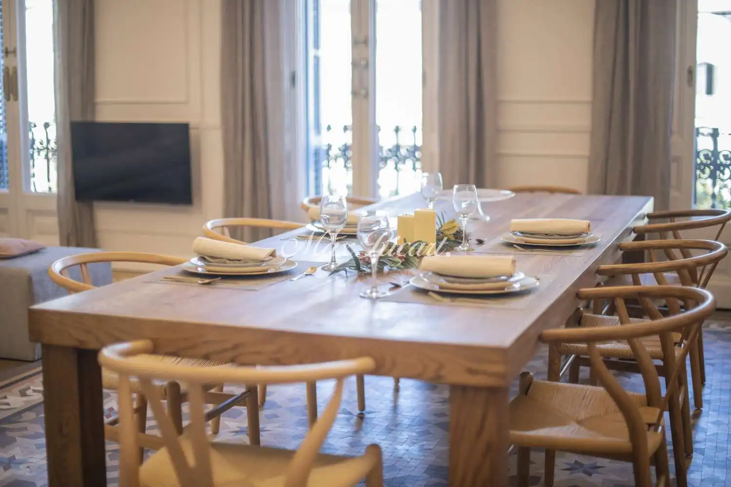 Esszimmer von Wohnung zur Miete in Barcelona mit Klimaanlage, Heizung und Abstellraum