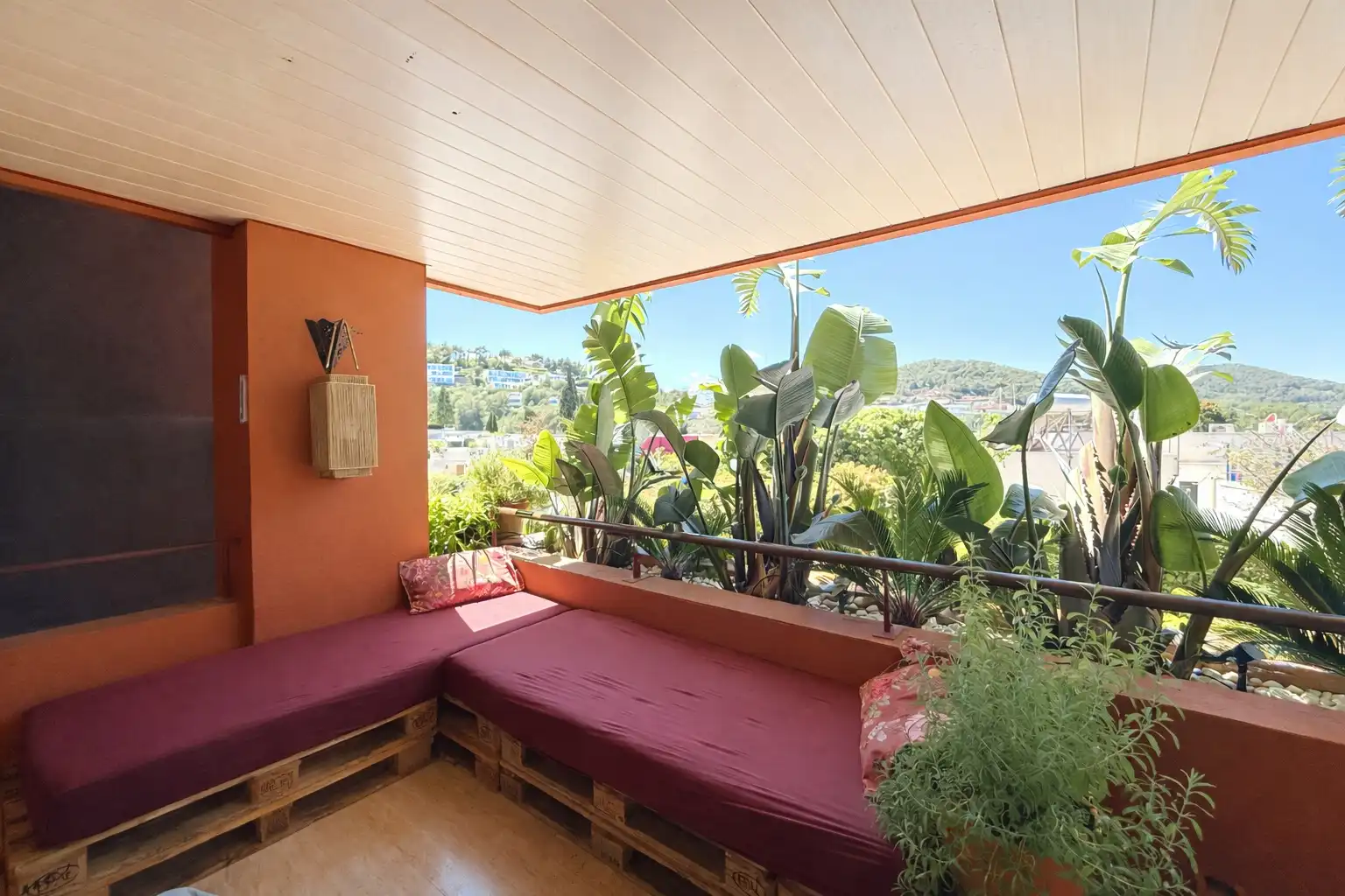 Terraza de Apartamento en venta en Santa Eulària des Riu con Aire acondicionado, Calefacción y Terraza
