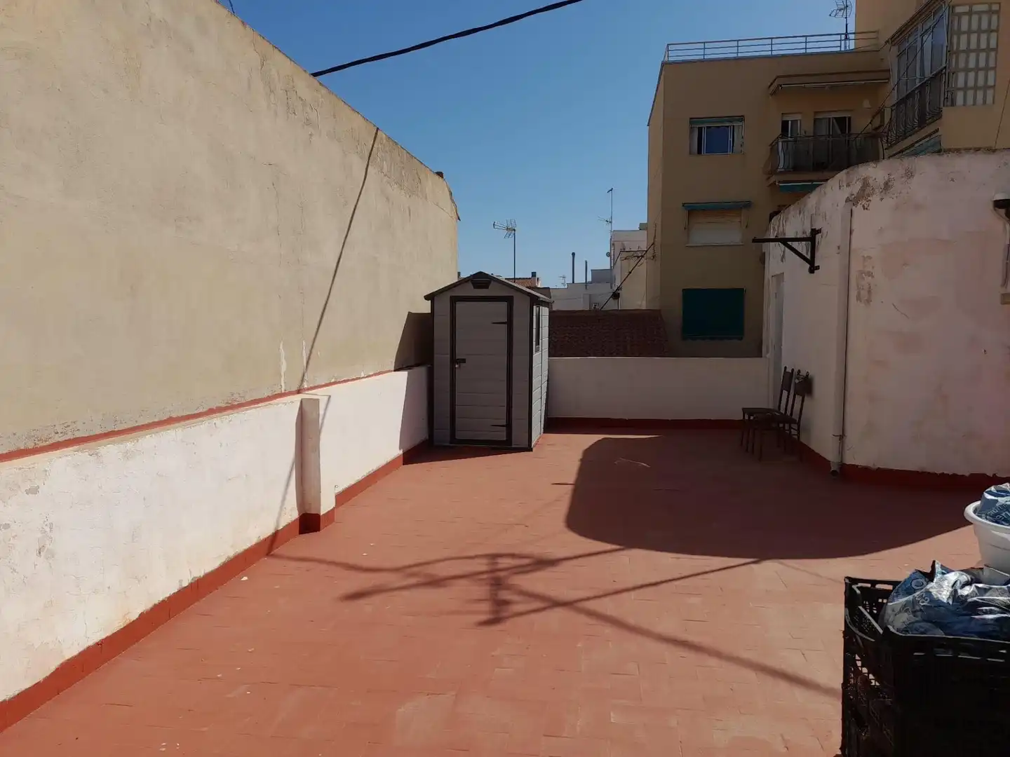 Terrasse von Dachboden zum Verkauf in San Pedro del Pinatar mit Klimaanlage, Privatgarten und Terrasse