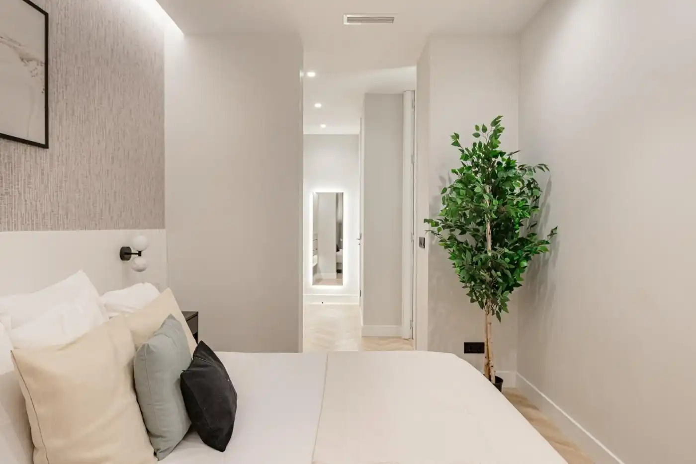 Schlafzimmer von Wohnung zum Verkauf in Madrid mit Klimaanlage und Heizung