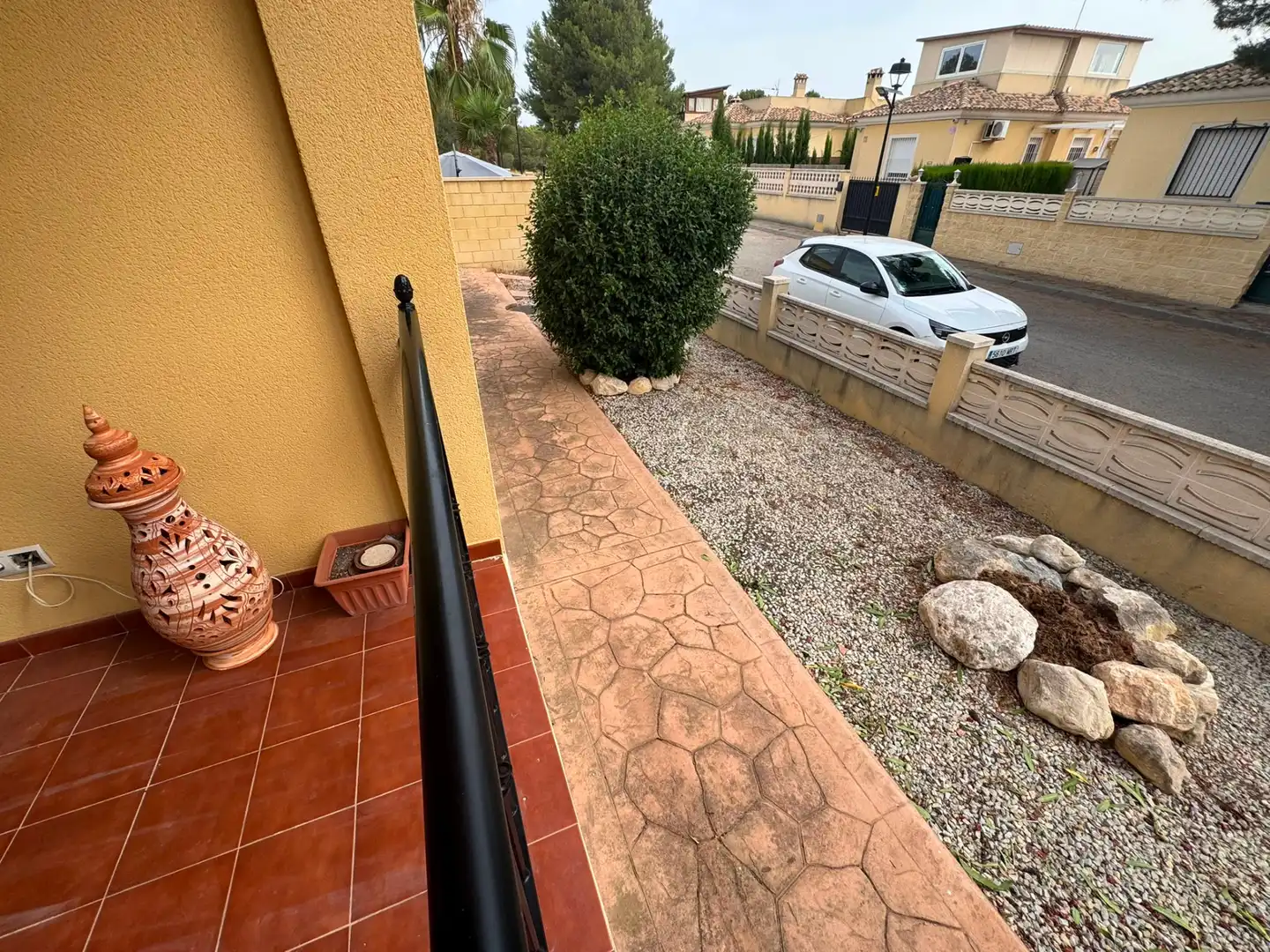 Terrace of Houses for sale in Castalla  with Private garden, Terrace and Furnished