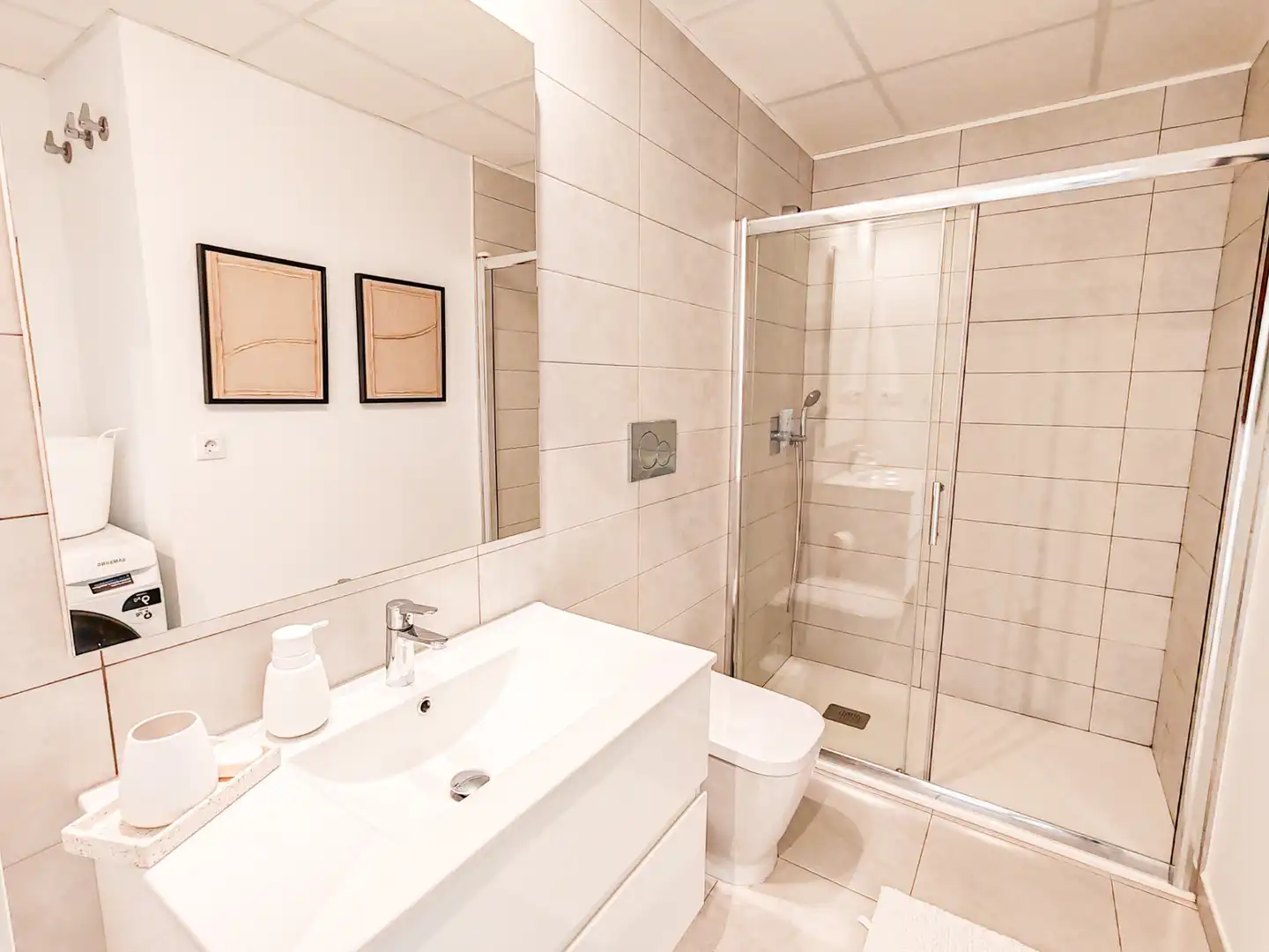 Badezimmer von Wohnung zum Verkauf in Pulpí mit Klimaanlage, Heizung und Terrasse