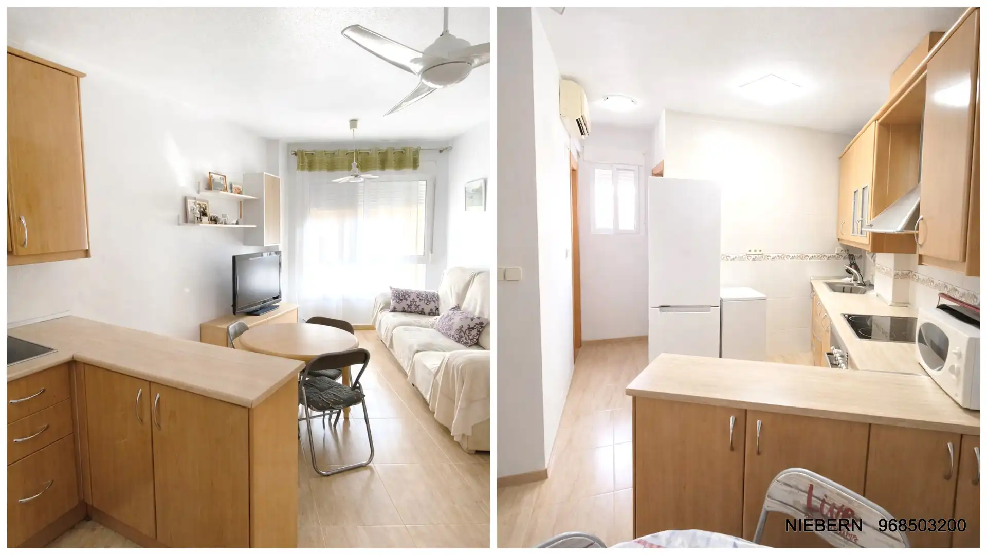 Schlafzimmer von Einfamilien-Reihenhaus zur Miete in La Unión mit Klimaanlage, Terrasse und Möbliert